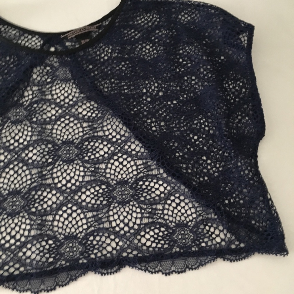 Navy blueVictoria’s Secret crochet lace be… - Picture 7 of 13